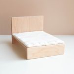 Double bed with mattress