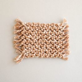 Small macrame rug