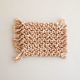 Small macrame rug