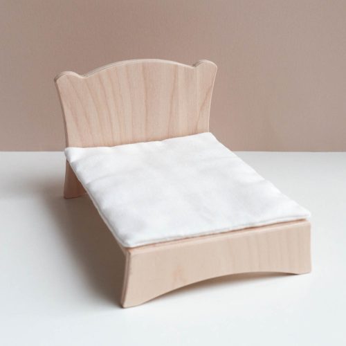Classic double bed with mattress