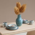 Ceramic vase - blue