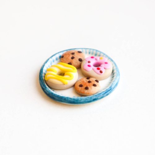 Polymer clay pastries package
