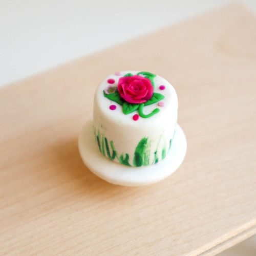 Polymer clay cake package