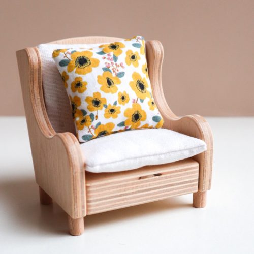 Pillow - yellow floral