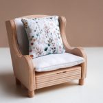 Pillow - green foral double sided