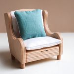 Pillow - green foral double sided