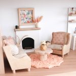 Seat cushion for armchair - beige