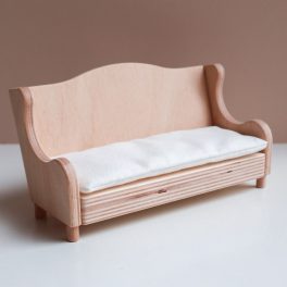 Seat cushion for sofa - white