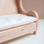 Seat cushion for sofa - white