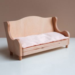 Seat cushion for sofa - rose