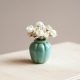 Ceramic vase - green