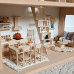 Dollhouse with staircase