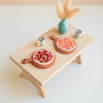 Polymer clay pizza