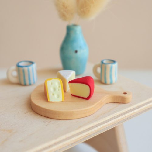 Polymer clay cheese package
