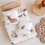 Spring badger bedding set for children's bed