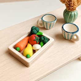 Polymer clay vegetable package