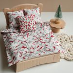 Pillow - red tiny floral