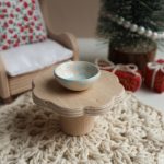 Ceramic bowl with snowflakes