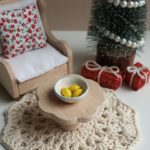 Ceramic bowl with snowflakes