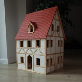 Openable, Northern European-style dollhouse