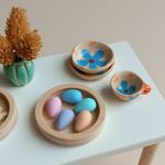 Polymer clay easter eggs