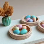 Polymer clay easter eggs