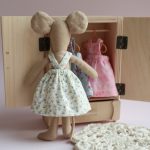 Dress for dolls - tiny floral